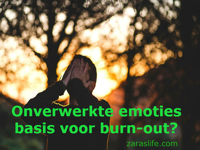 Onverwerkte emoties basis voor burn-out?